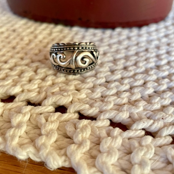 Ross Simons Sterling Silver Scroll Ring - Picture 2 of 5